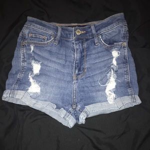 hollister jean shorts